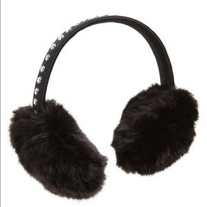 Kate Spade New York bedazzled faux fur earmuffs